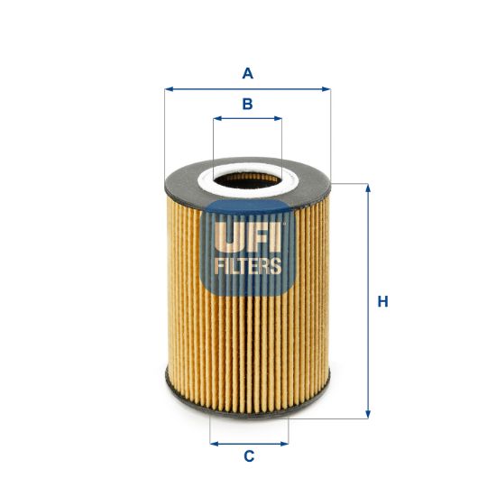 Obrázok Olejový filter UFI  2521000