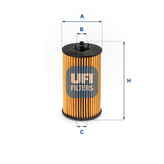 Obrázok Olejový filter UFI  2522500