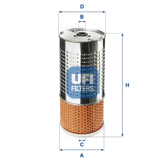 Obrázok Olejový filter UFI  2549900