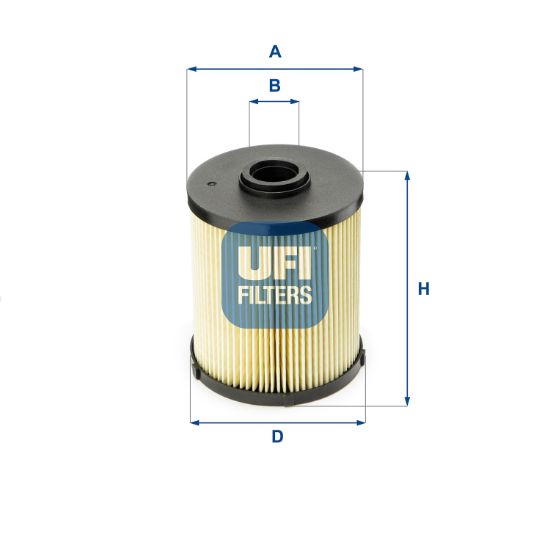 Obrázok Palivový filter UFI  2600600