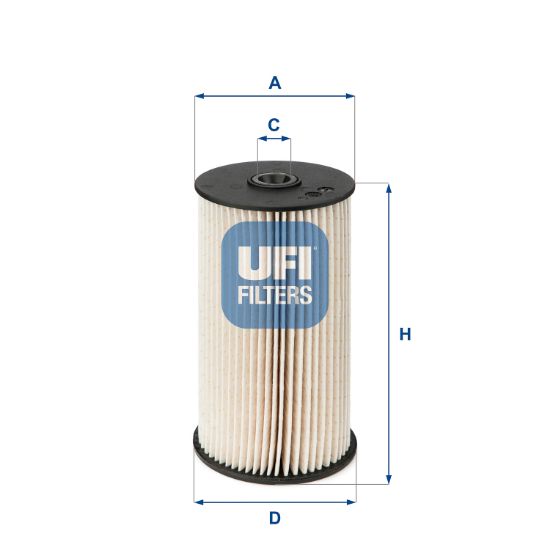 Obrázok Palivový filter UFI  2600700