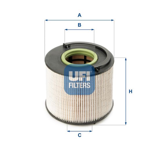 Obrázok Palivový filter UFI  2601500