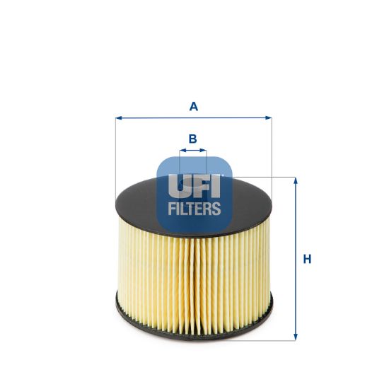 Obrázok Palivový filter UFI  2602200