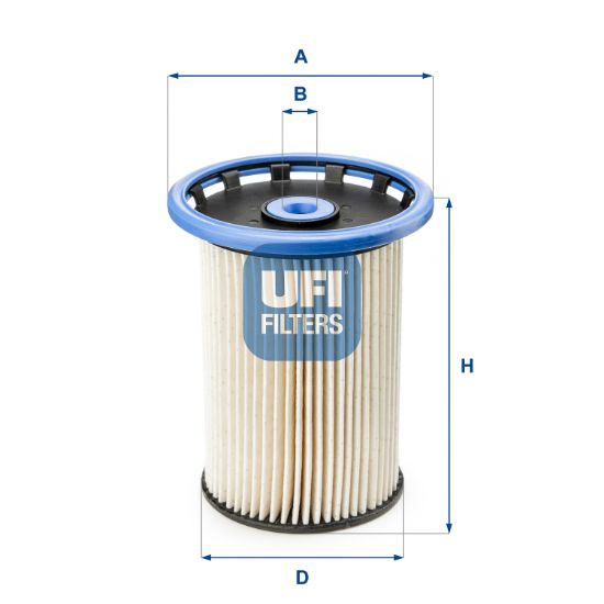 Obrázok Palivový filter UFI  2602500