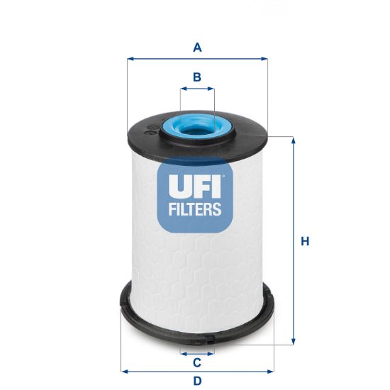 Obrázok Palivový filter UFI  2603300