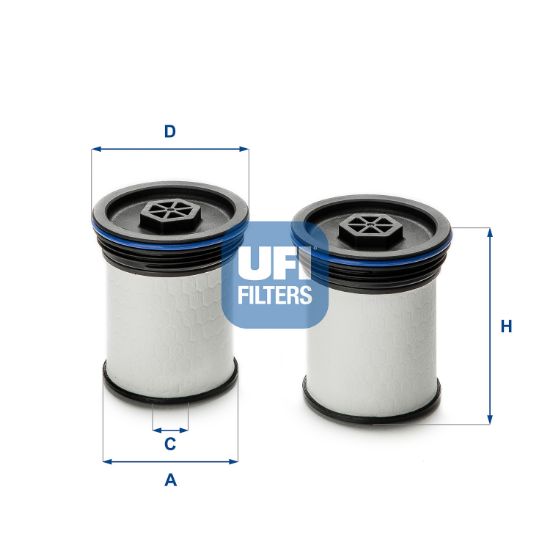 Obrázok Palivový filter UFI  2604700