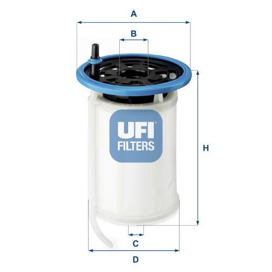 Obrázok Palivový filter UFI  2607900