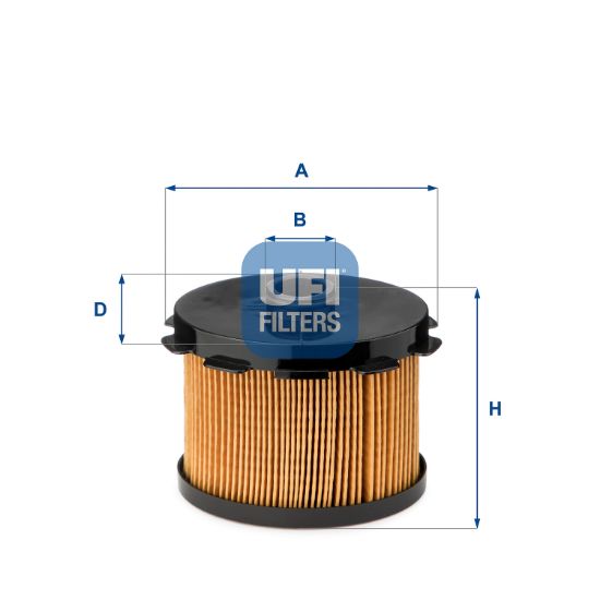 Obrázok Palivový filter UFI  2668800