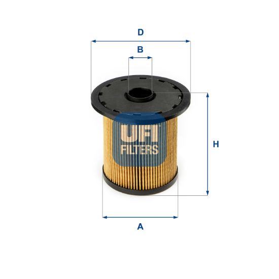 Obrázok Palivový filter UFI  2669000