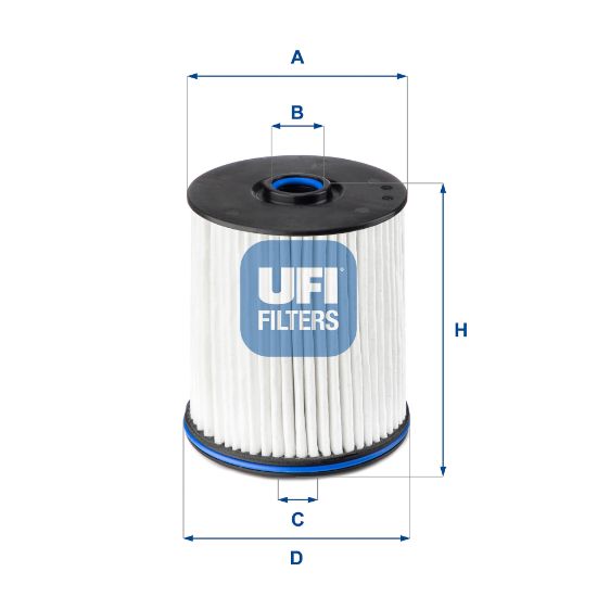 Obrázok Palivový filter UFI  26E2X01