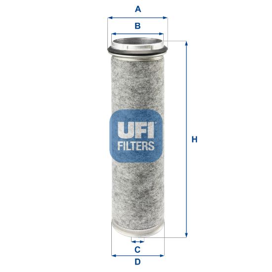Obrázok Vzduchový filter UFI  2712900