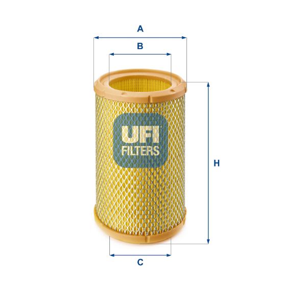 Obrázok Vzduchový filter UFI  2726700
