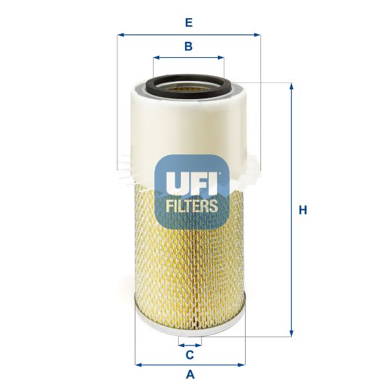 Obrázok Vzduchový filter UFI  2787800