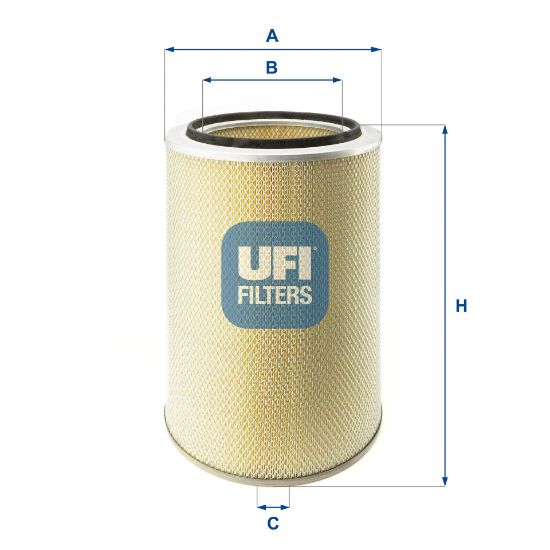 Obrázok Vzduchový filter UFI  2756300