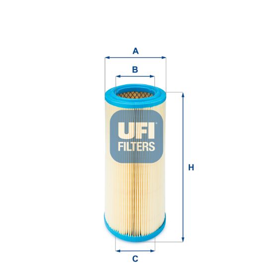 Obrázok Vzduchový filter UFI  2736700