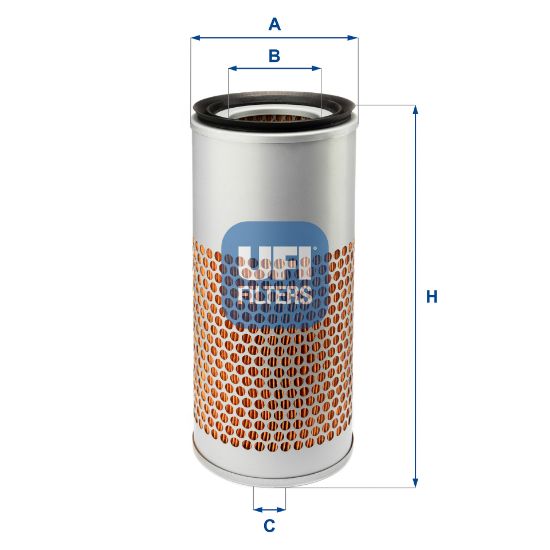Obrázok Vzduchový filter UFI  2758400