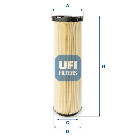 Obrázok Vzduchový filter UFI  2758500