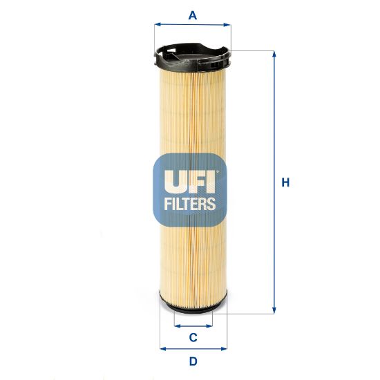 Obrázok Vzduchový filter UFI  2758600