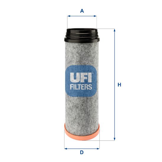 Obrázok Filter sekundárneho vzduchu UFI  2761600