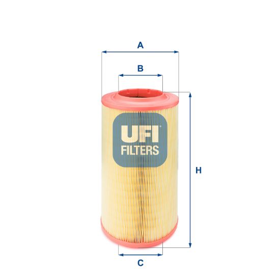 Obrázok Vzduchový filter UFI  2762800