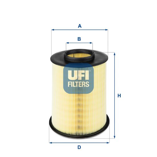 Obrázok Vzduchový filter UFI  2767500