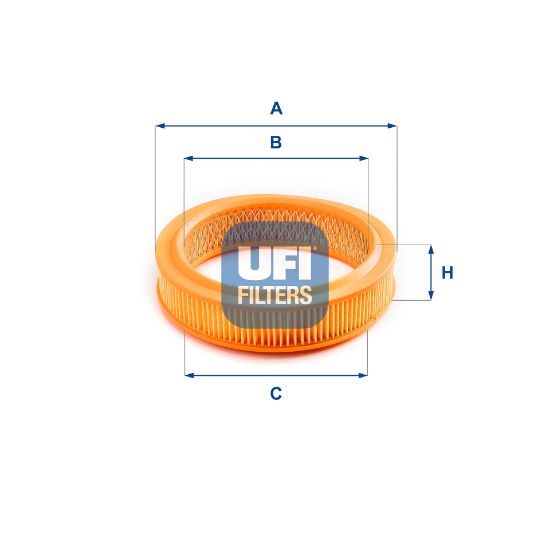 Obrázok Vzduchový filter UFI  2772800