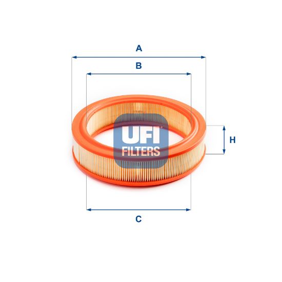 Obrázok Vzduchový filter UFI  2778500
