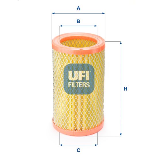 Obrázok Vzduchový filter UFI  2782400