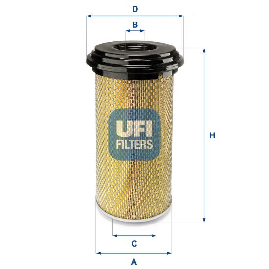 Obrázok Vzduchový filter UFI  2788900