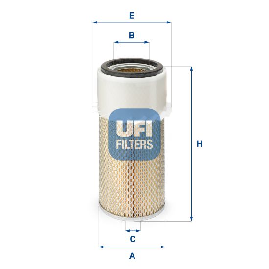 Obrázok Vzduchový filter UFI  2792000