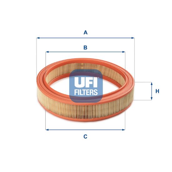 Obrázok Vzduchový filter UFI  3003801