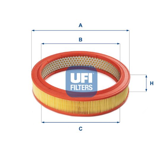 Obrázok Vzduchový filter UFI  3080201
