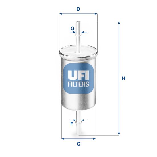 Obrázok Palivový filter UFI  3176900