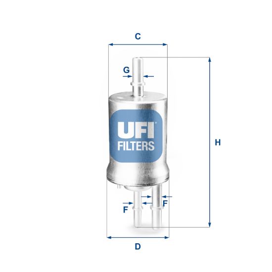 Obrázok Palivový filter UFI  3185500