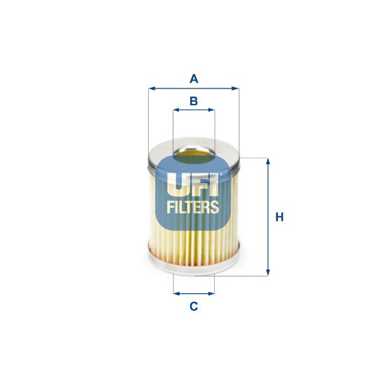 Obrázok Palivový filter UFI  4600800