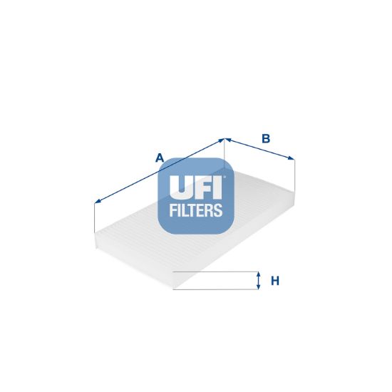 Obrázok Filter vnútorného priestoru UFI  5304500