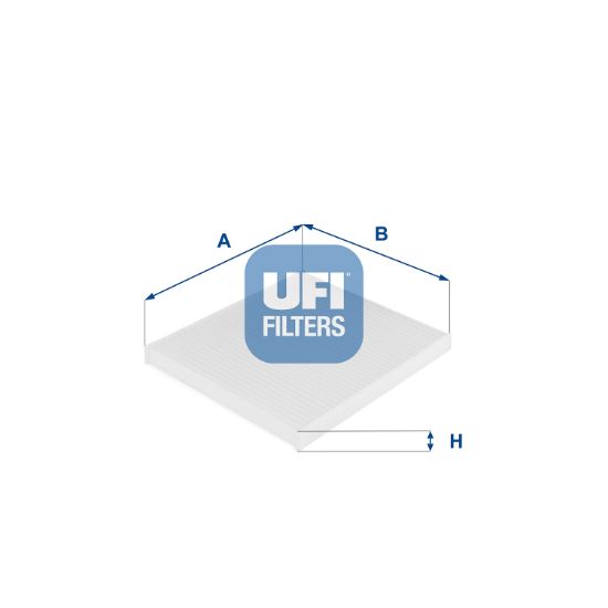 Obrázok Filter vnútorného priestoru UFI  5308800