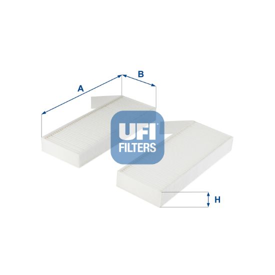 Obrázok Filter vnútorného priestoru UFI  5327700