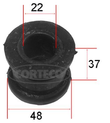 Obrázok Ulożenie priečneho stabilizátora CORTECO  80001169