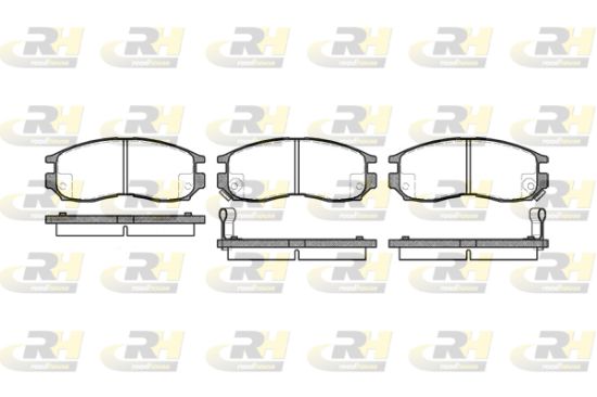 Obrázok Sada brzdových platničiek kotúčovej brzdy ROADHOUSE  246002