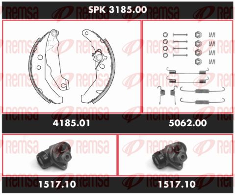 Obrázok Sada bŕzd, Bubnová brzda REMSA Super Precision Kit SPK318500