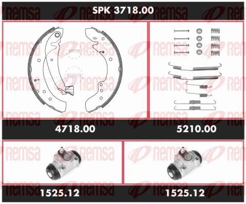 Obrázok Sada bŕzd, Bubnová brzda REMSA Super Precision Kit SPK371800