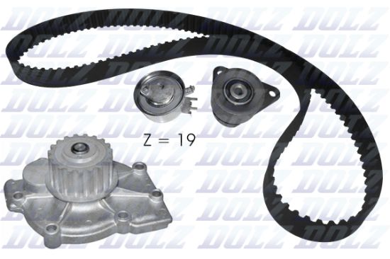 Obrázok Vodné čerpadlo + sada ozubeného remeňa DOLZ  KD115