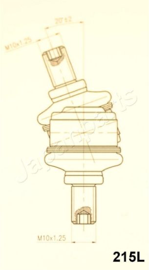 Obrázok Stabilizátor podvozku JAPANPARTS  SI215L