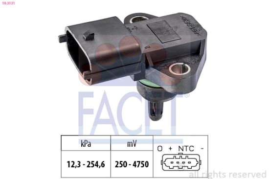 Obrázok Senzor tlaku nastavenia výżky FACET Made in Italy - OE Equivalent 103131