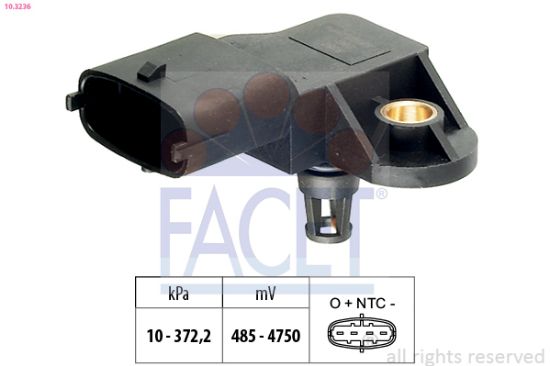 Obrázok Senzor tlaku nastavenia výżky FACET Made in Italy - OE Equivalent 103236