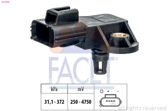 Obrázok Senzor tlaku nastavenia výżky FACET Made in Italy - OE Equivalent 103250