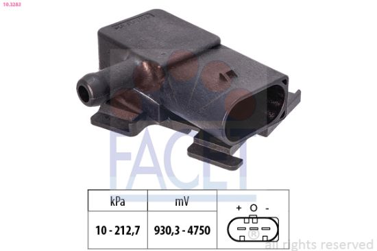 Obrázok Senzor tlaku nastavenia výżky FACET Made in Italy - OE Equivalent 103283