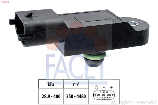 Obrázok Senzor tlaku nastavenia výżky FACET Made in Italy - OE Equivalent 103368