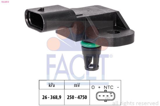 Obrázok Senzor tlaku nastavenia výżky FACET Made in Italy - OE Equivalent 103413